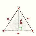Формула площади равностороннего треугольника