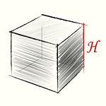 Формула площади поверхности куба