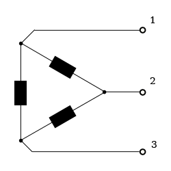 Соединение треугольником в трехфазном генераторе